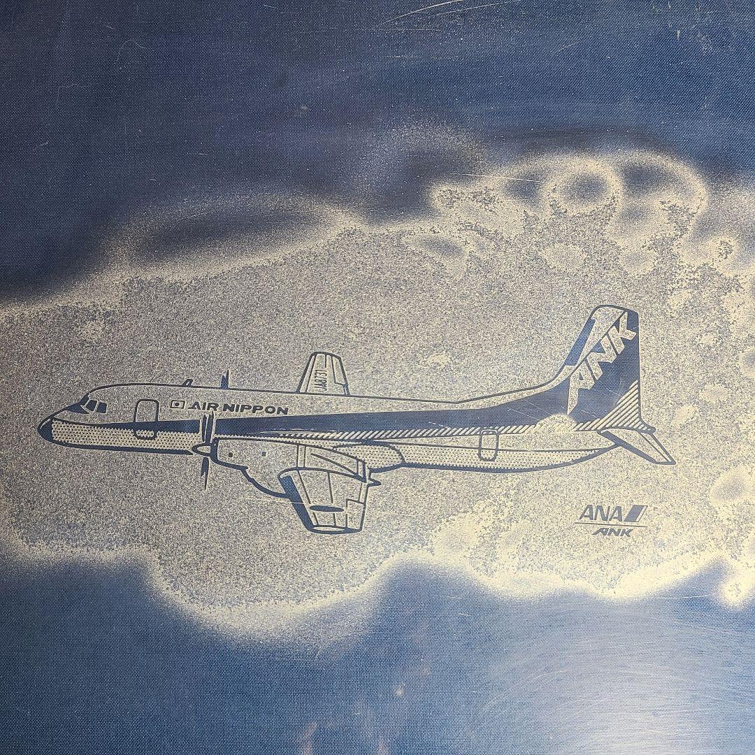 希少放出品】 YS-11 窓 記念パネル ANA ANK 航空機取り外し