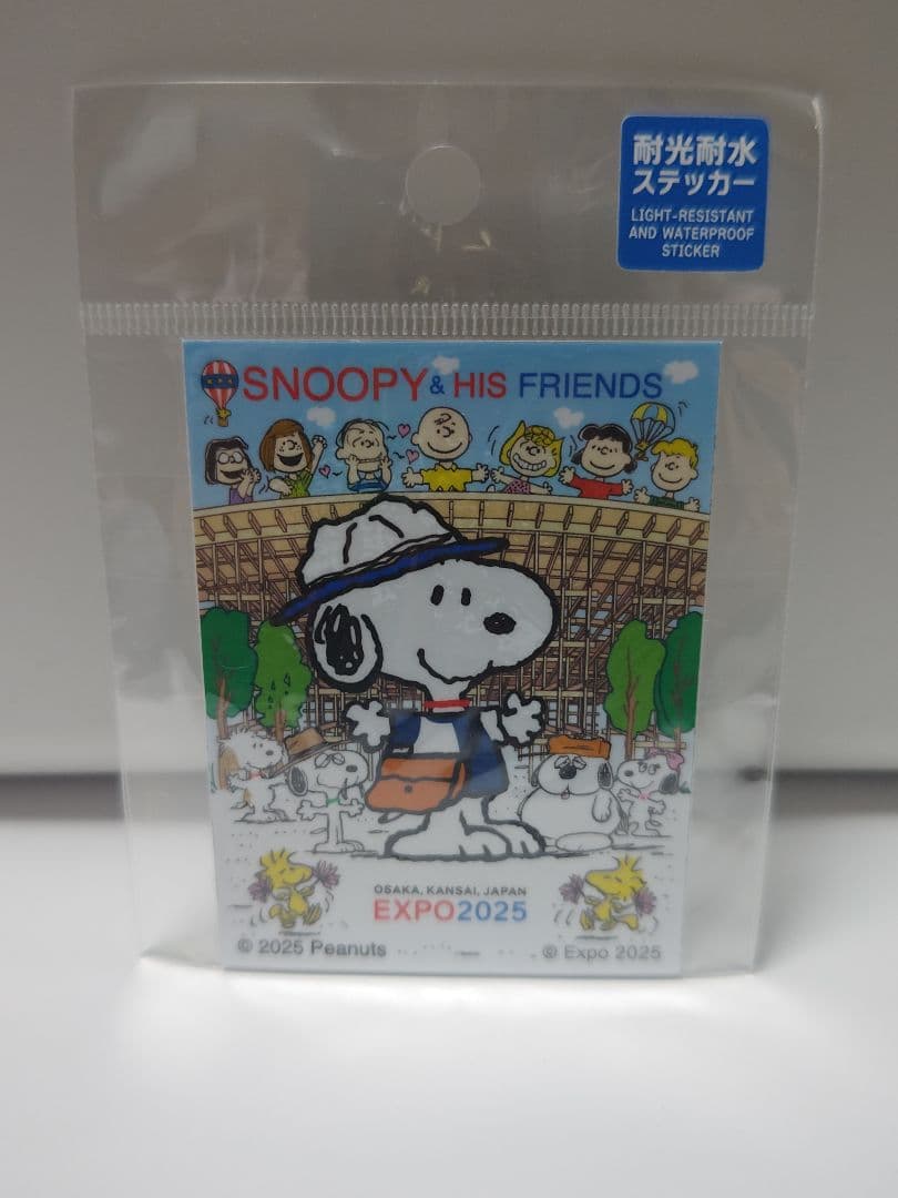 EXPO2025 関西万博 ミャクミャク スヌーピー ステッカー - メルカリ