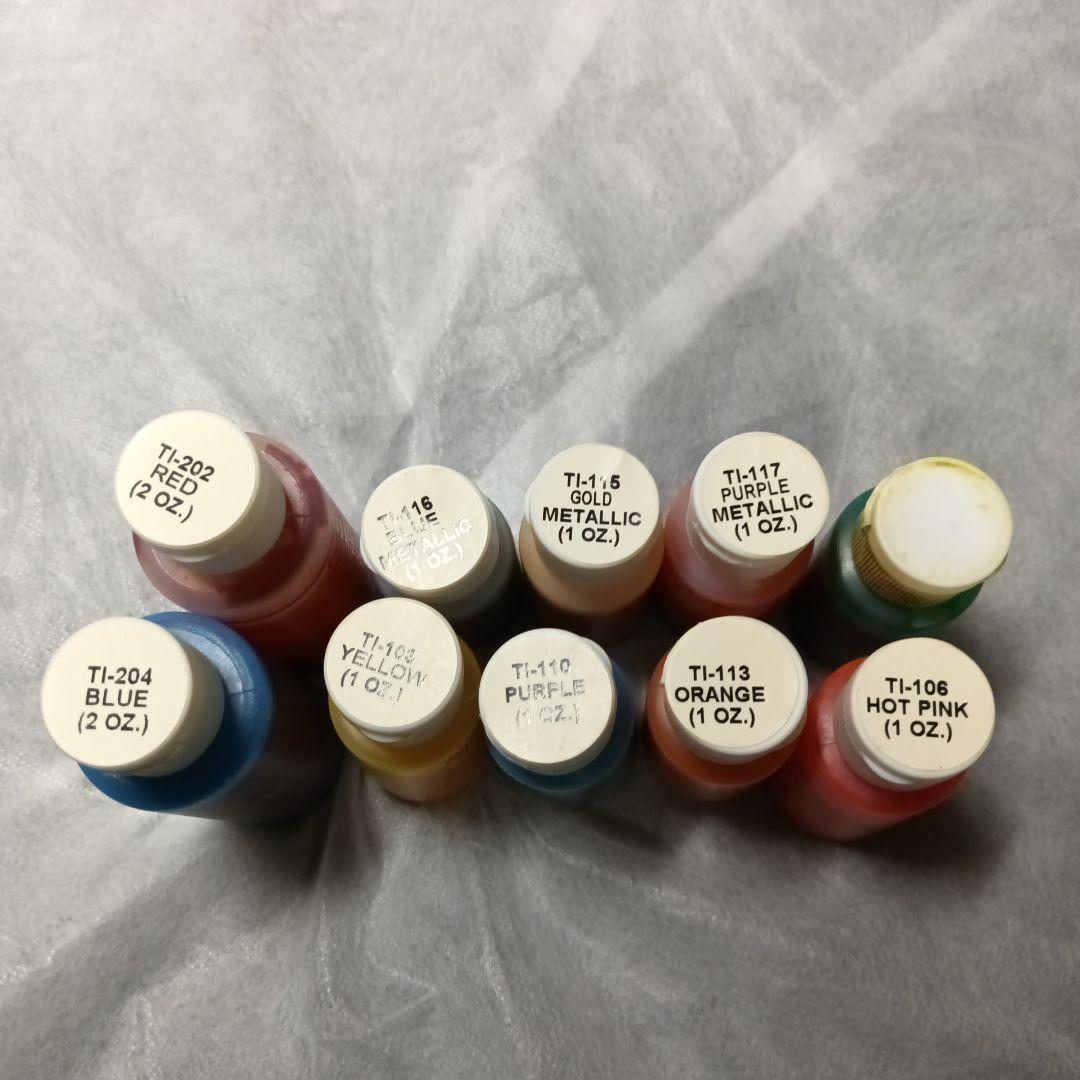 ボディーペイント用カラー10本 LAで購入