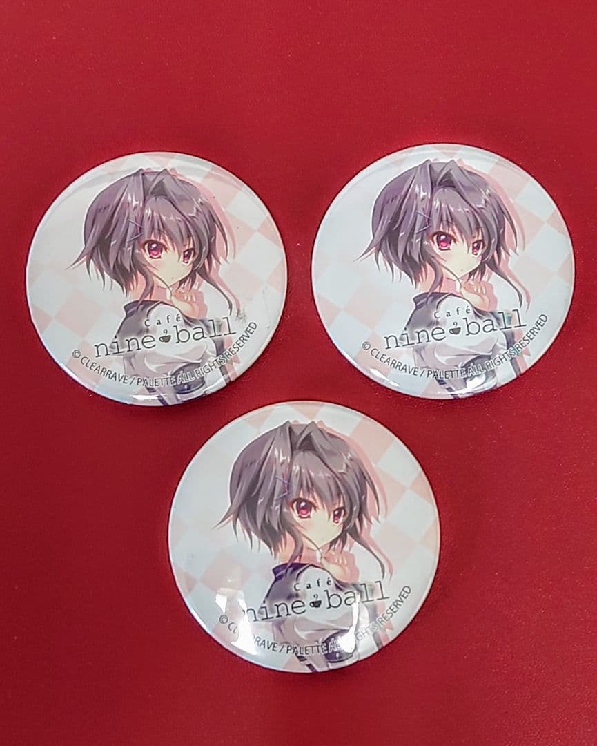 9-nine- カフェ nine ball 結城希亜 缶バッチ 3個 ぱれっと