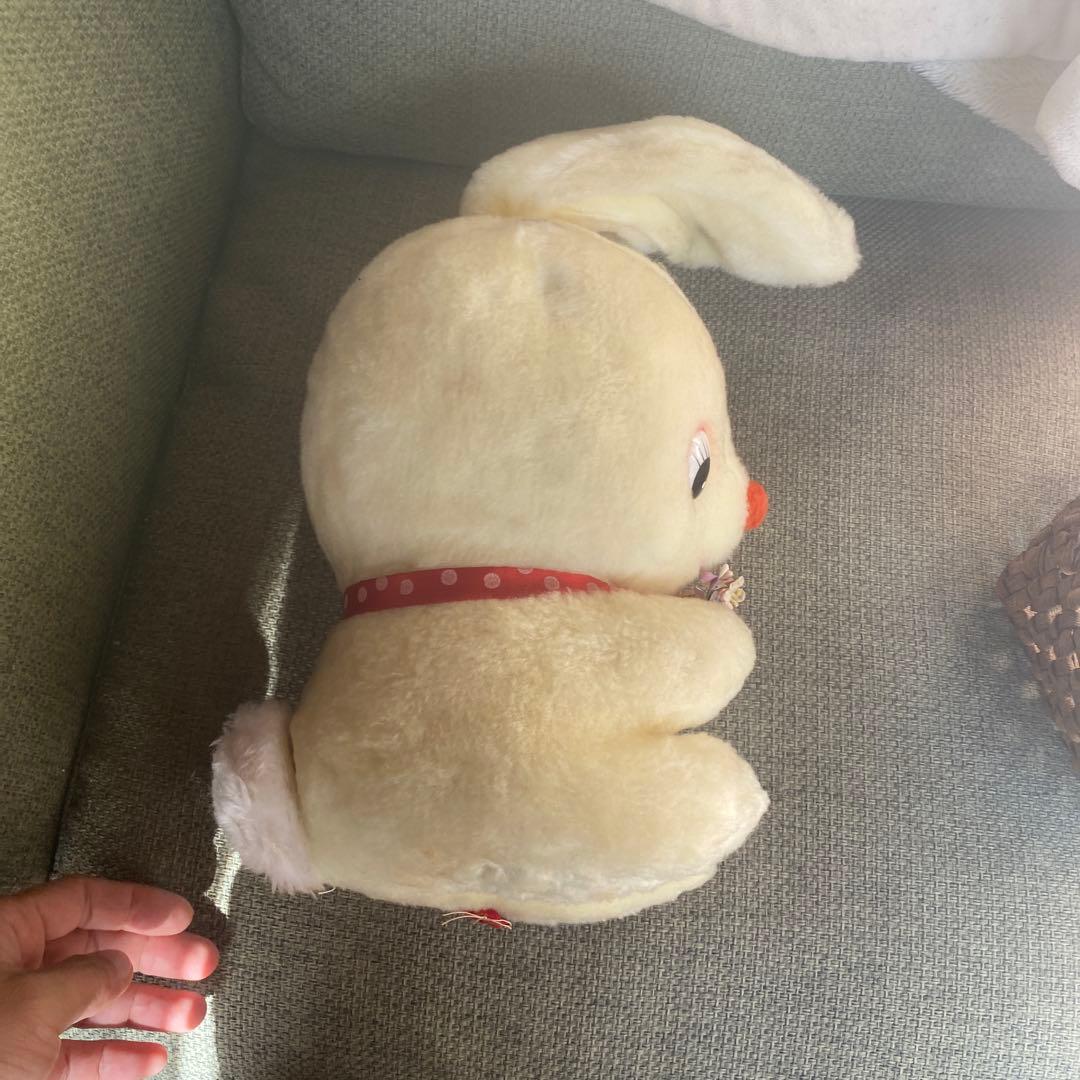 昭和レトロ　ビンテージ　サンエートイ　SAN-EI TOYS うさぎ　ぬいぐるみ