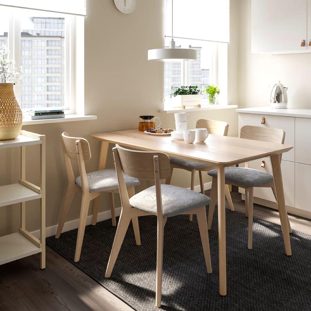 【ソマちー】 IKEA リーサボー LISABO ダイニングテーブル