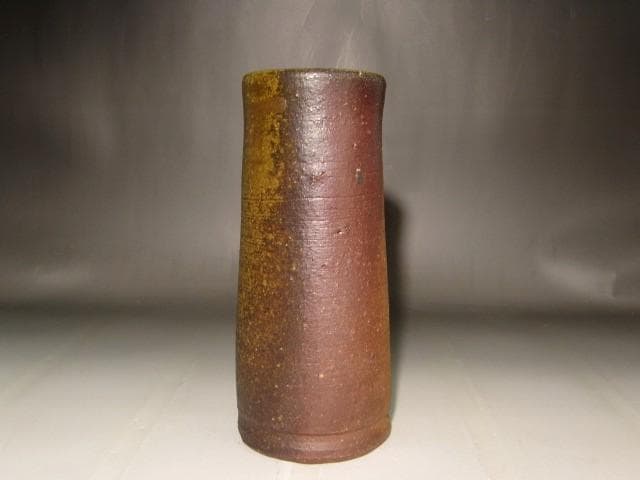 人間国宝 藤原雄 花入 鵬雲斎花押の逸品 s259