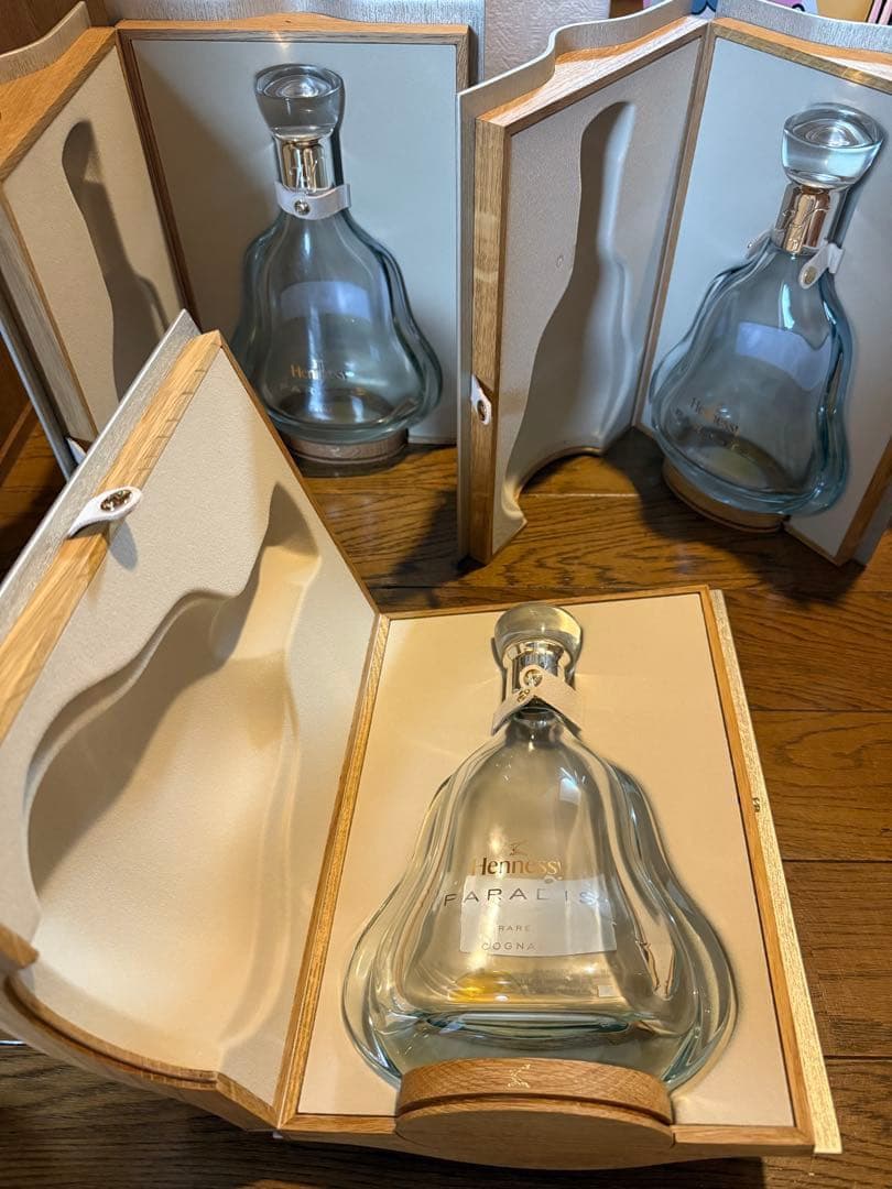 Hennessy Paradis ヘネシー パラディ空瓶 3本箱付 外箱付 - メルカリ