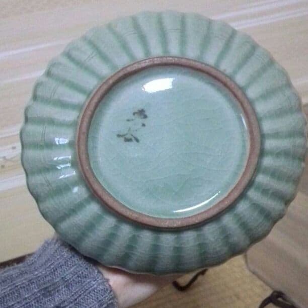 韓国陶芸 東谷 青磁 花瓶