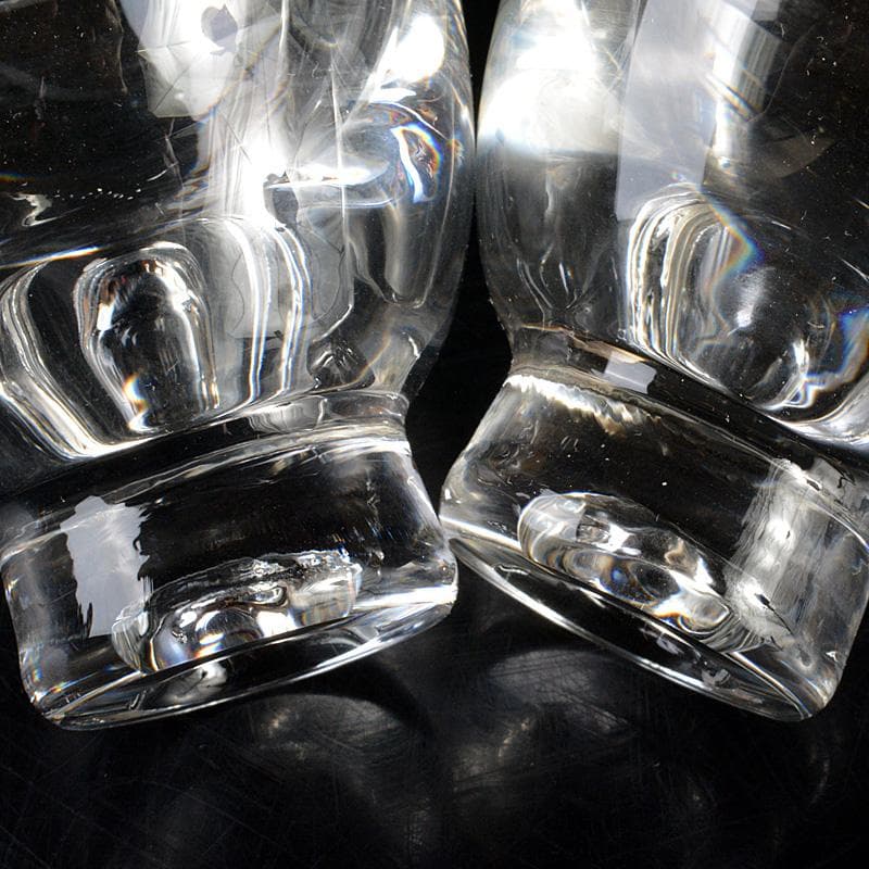 クリスタルガラス 冷酒グラス 酒杯 煎茶器 6客 桐箱付 V 6238