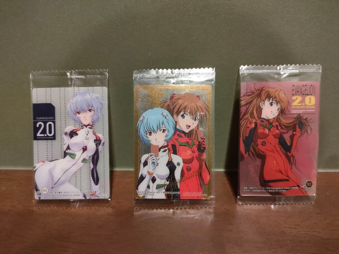 エヴァンゲリオン ウエハース 綾波レイ&アスカ 抽プレ その他