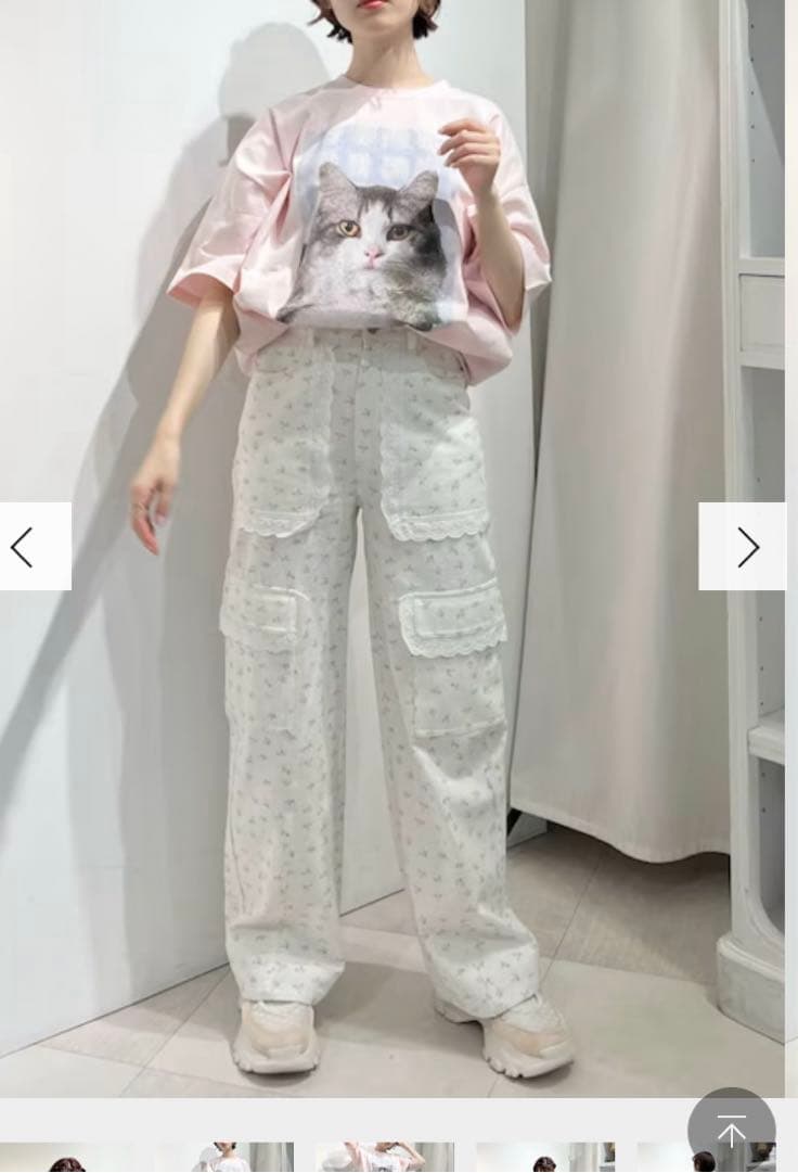 【新品未使用】petit flowerカーゴパンツ