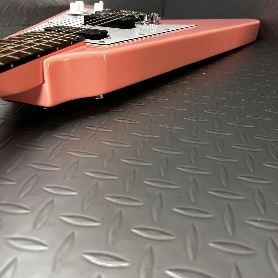 Playtech フライングV FV430 エレキギター ピンク 初心者 女子