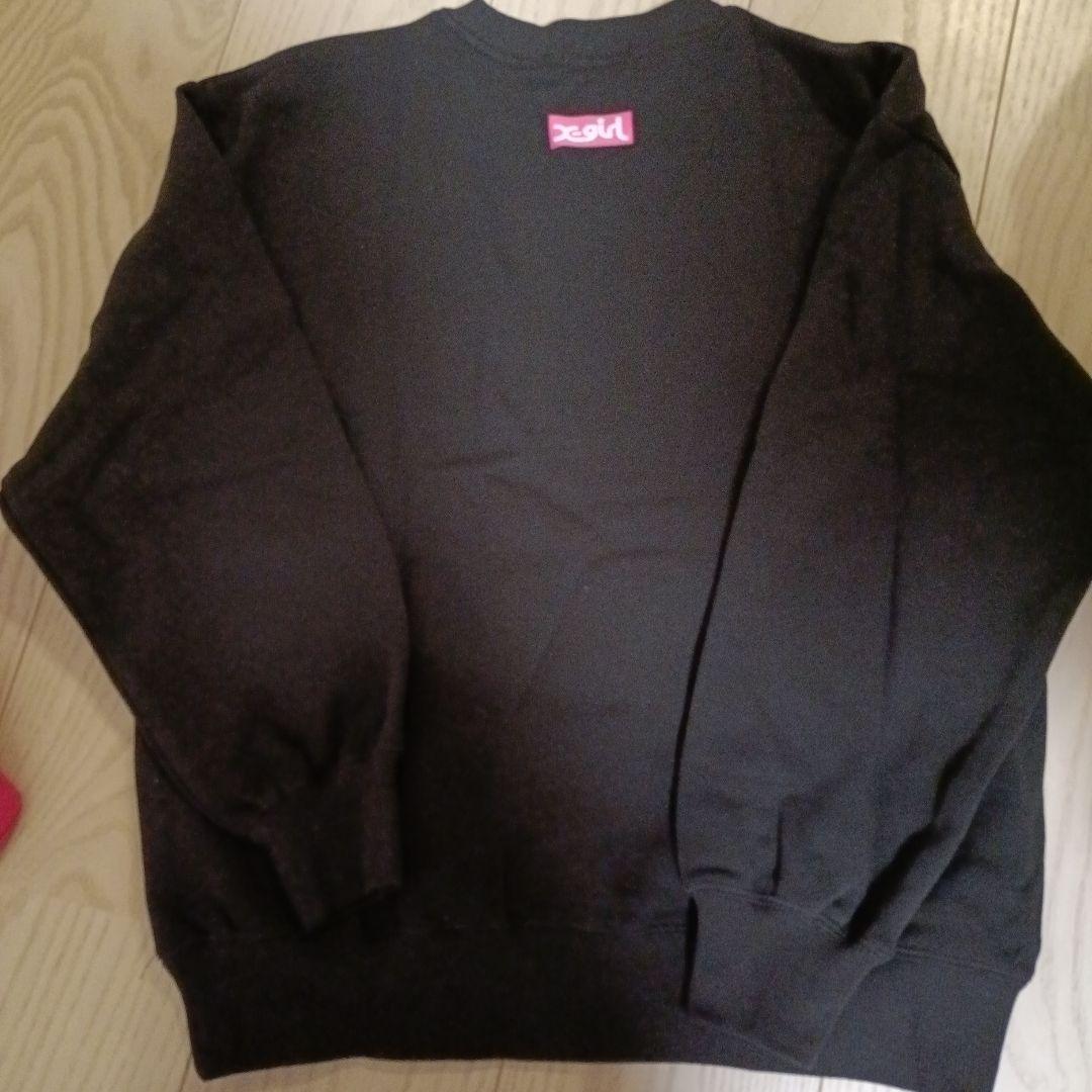 【未使用】x-girlステージス140 ピンク ブラック 2枚セット