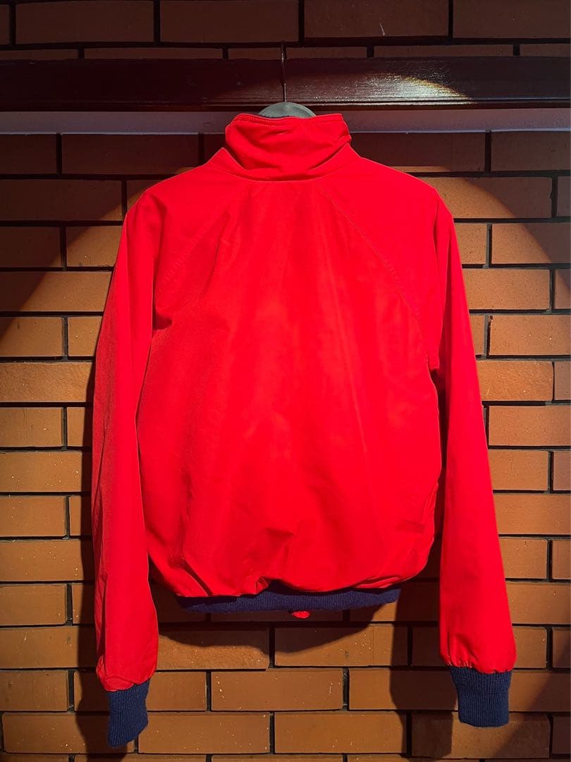 80s／USA製】woolrich ナイロンブルゾン 赤