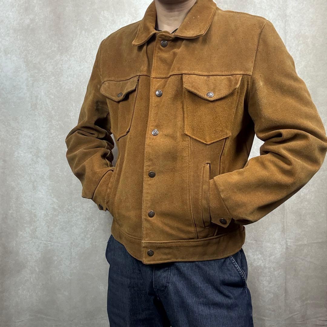 SCHOTT ショット 3rd スウェードジャケット Gジャン トラッカー 40