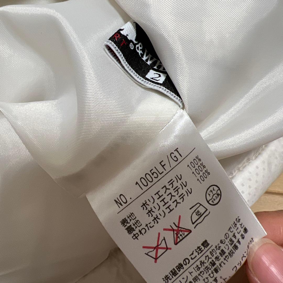 Black & White レディース ベスト ホワイト