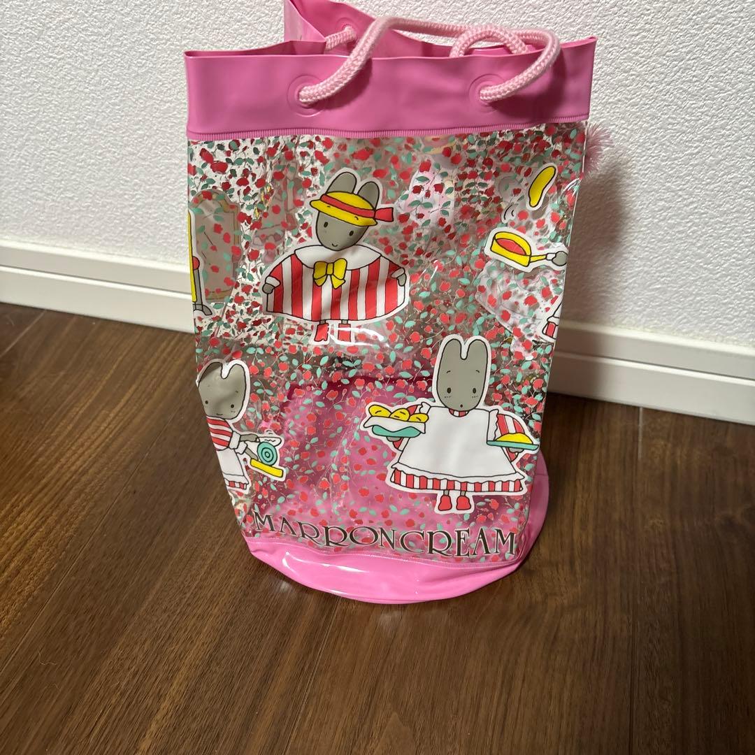 昭和レトロマロンクリーム プールバッグ - メルカリ