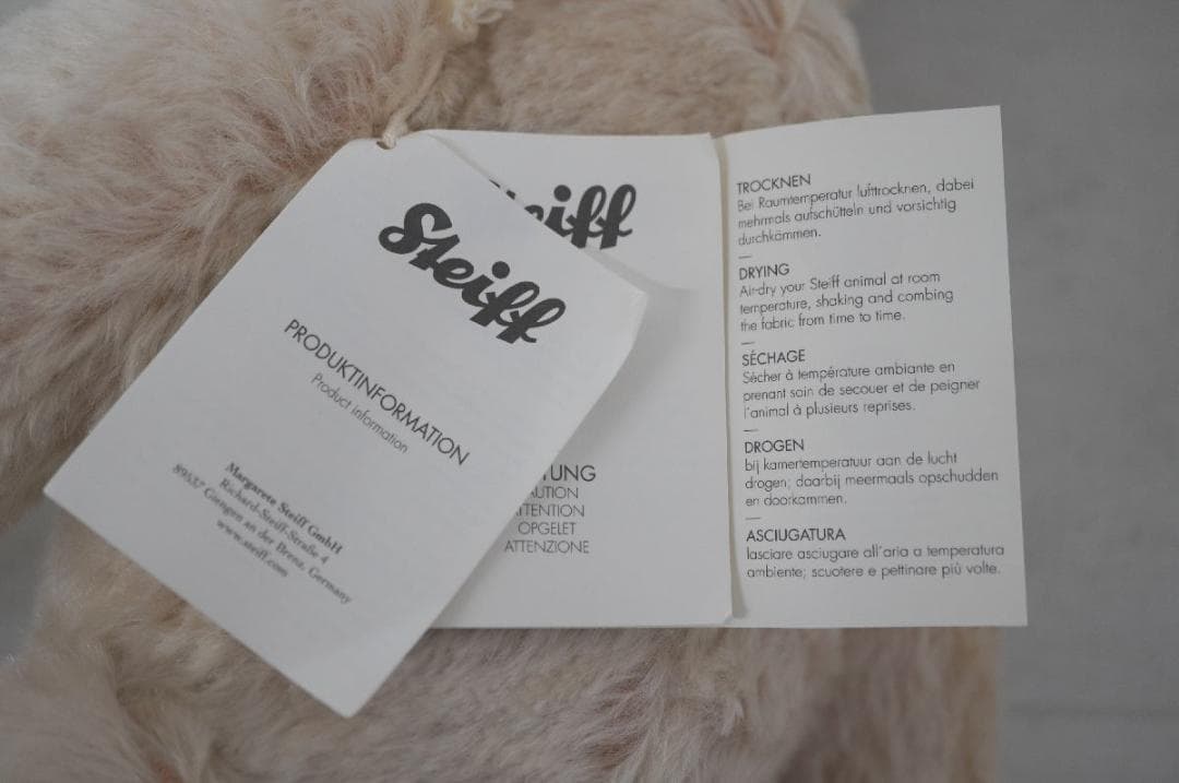 【M2512-29】シュタイフ Steiff テディベア BARLE レプリカ