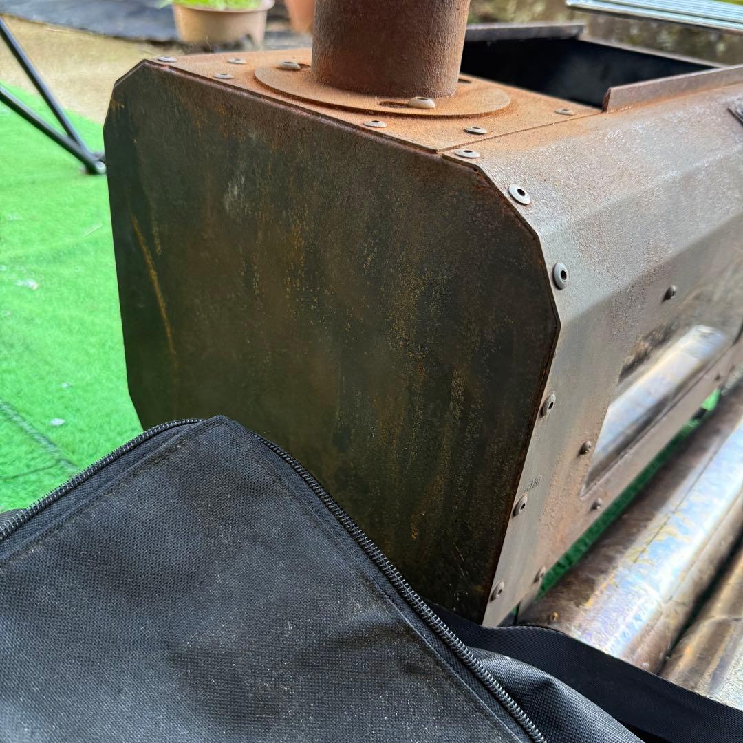 中古 VASTLAND ヴァストランド 薪ストーブ キャンプ 黒 ブラック