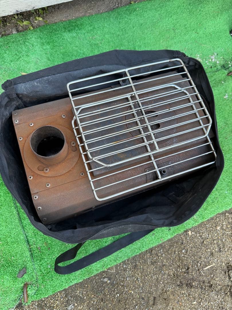 中古 VASTLAND ヴァストランド 薪ストーブ キャンプ 黒 ブラック