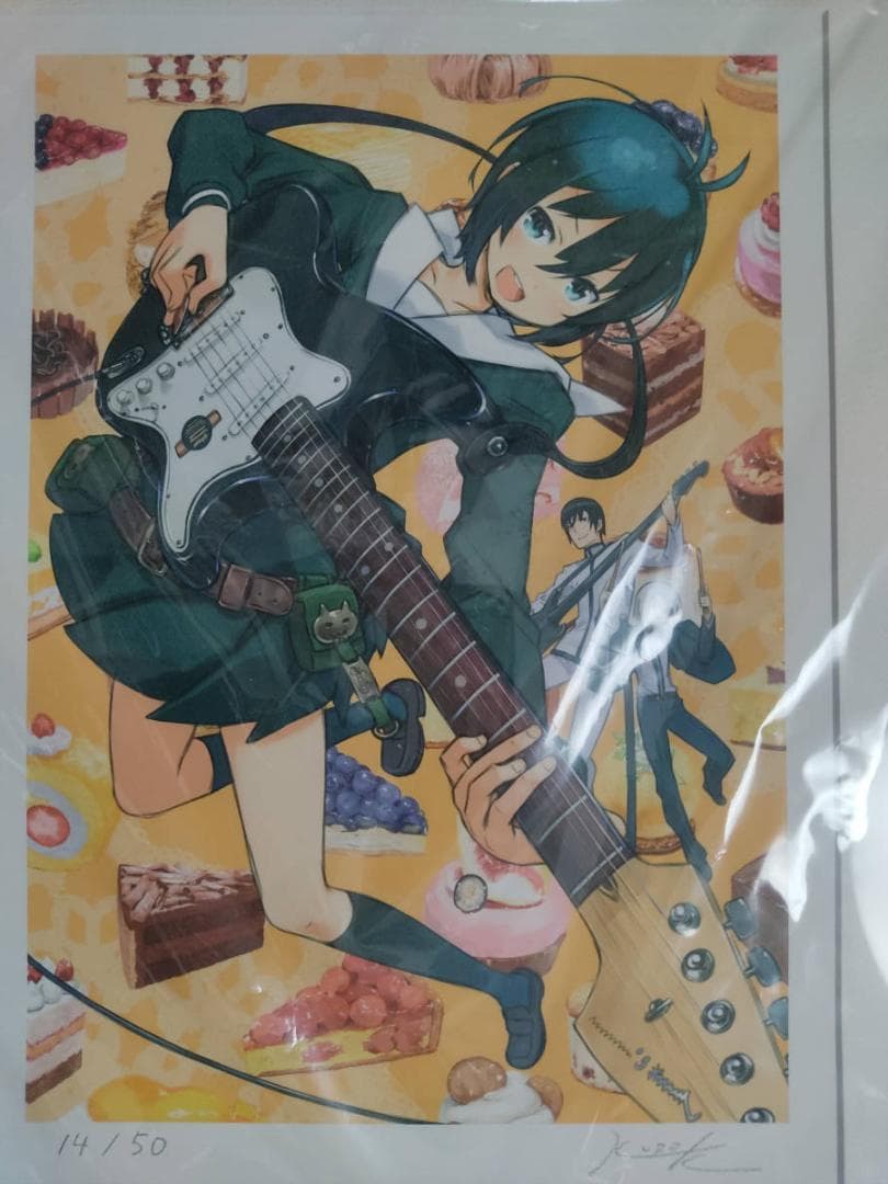 GoFa 黒星紅白展 直筆サイン入りアートグラフD額付き キノの旅 FGO