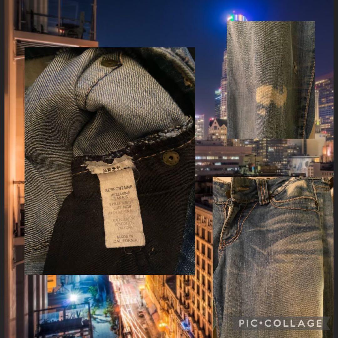 希少レアB'z 稲葉さん OCEAN PV着用柄違い セルフォンティーヌジーンズ