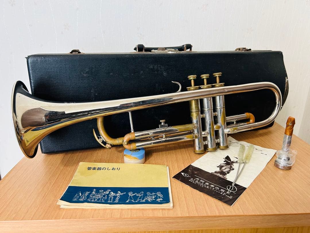 希少ビンテージ！NikkanトランペットTR-134本体 ケース付き
