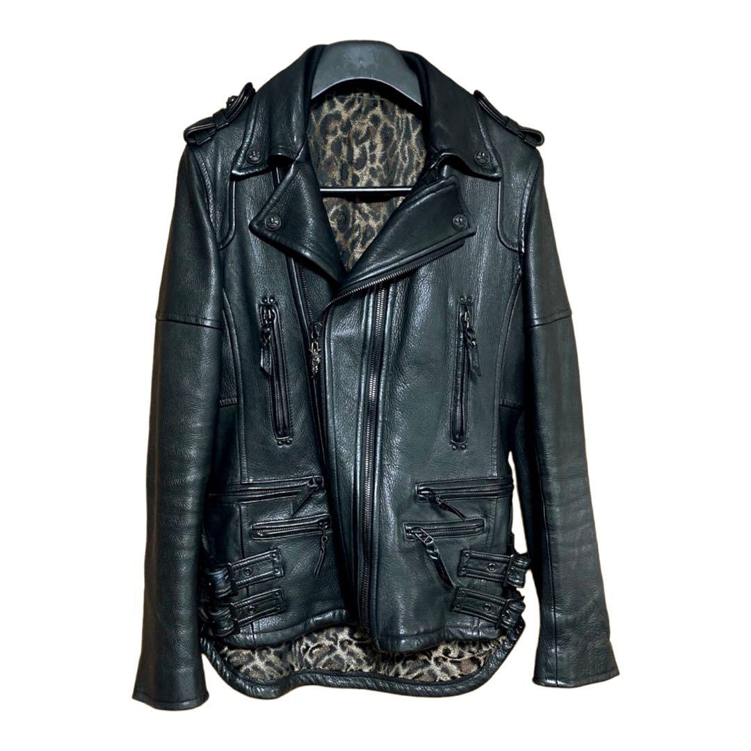 価格交渉 Roen ディアスキン 44サイズ ダブル ライダース ジャケット