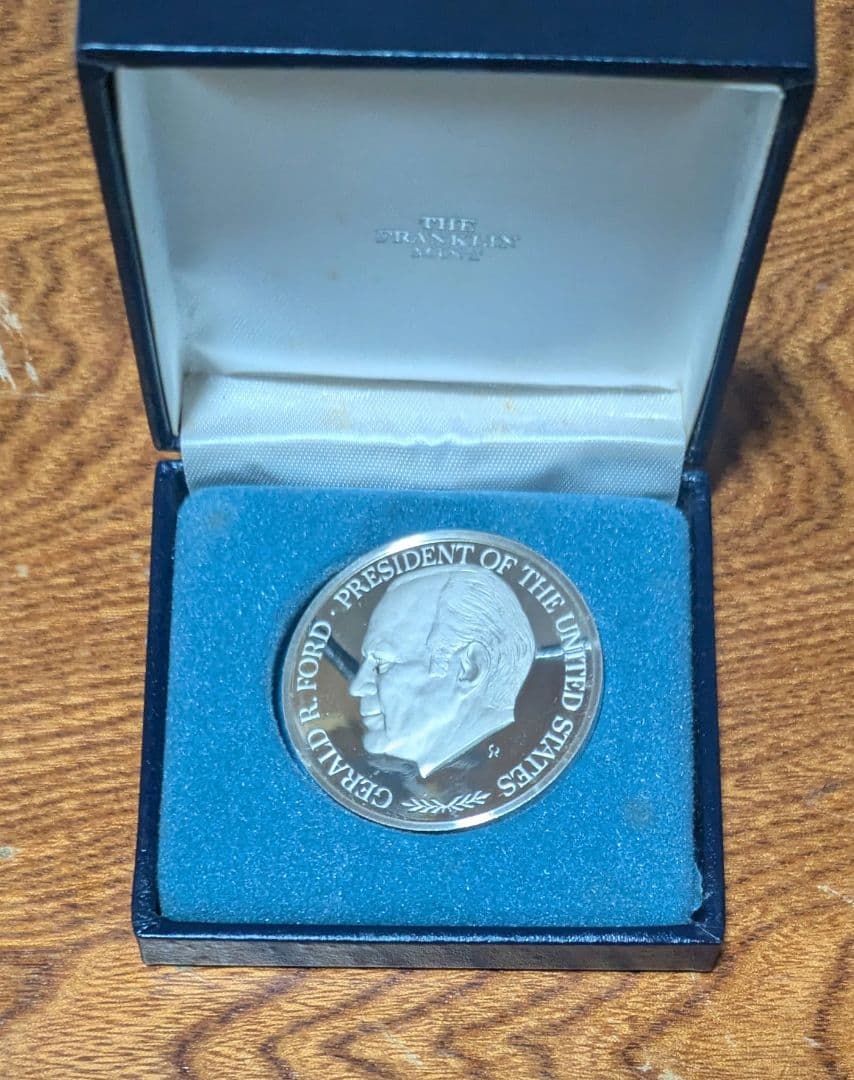 1974年 フォード大統領来日記念メダル フランクリミント社発行
