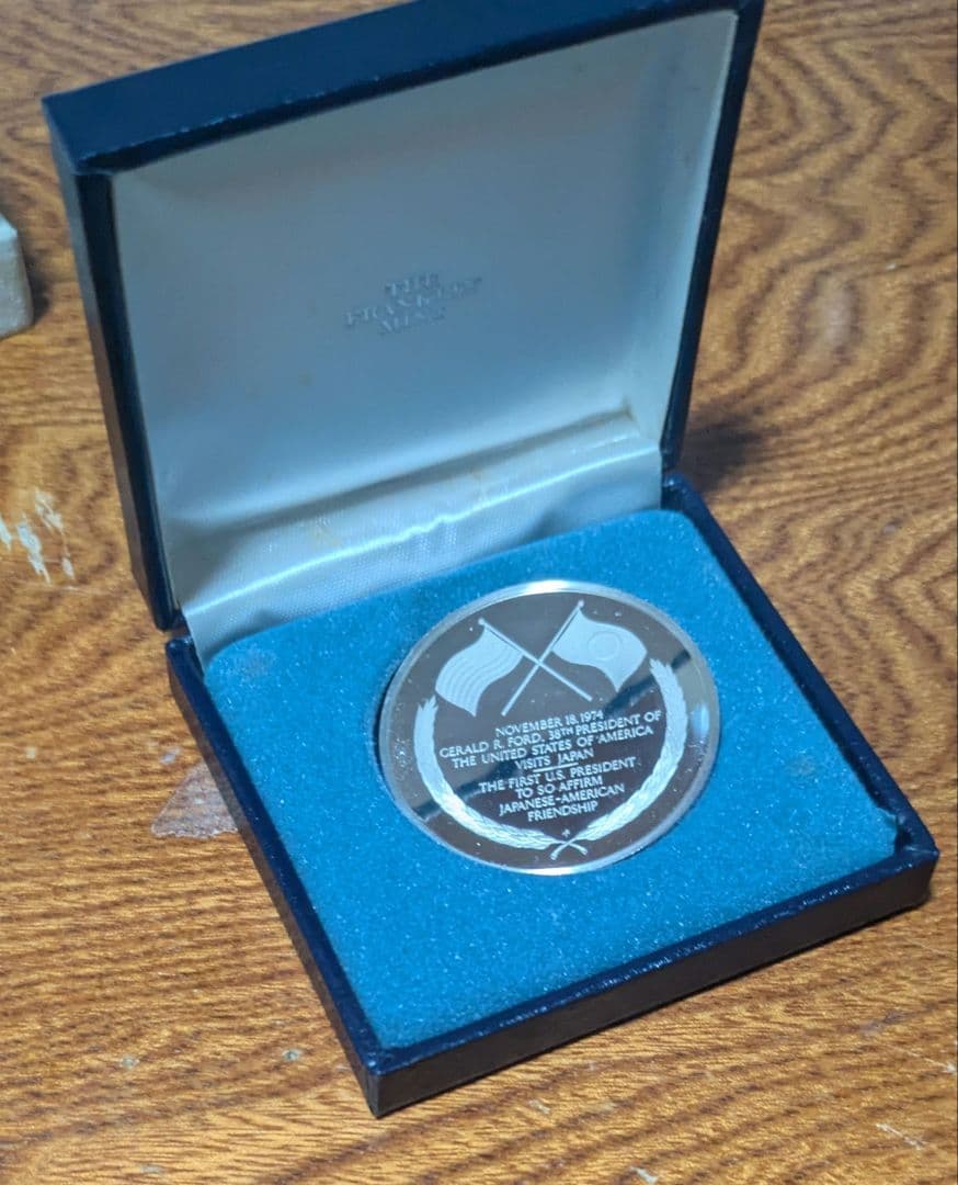 1974年 フォード大統領来日記念メダル フランクリミント社発行