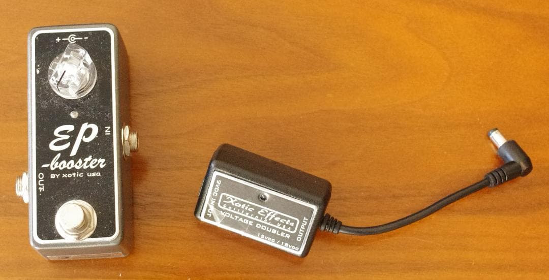 Xotic EP Booster Voltage Doubler 付き