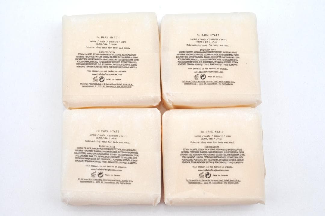 ルラボベルガモット22 】パークハイアット アメニティセット③ TA2830