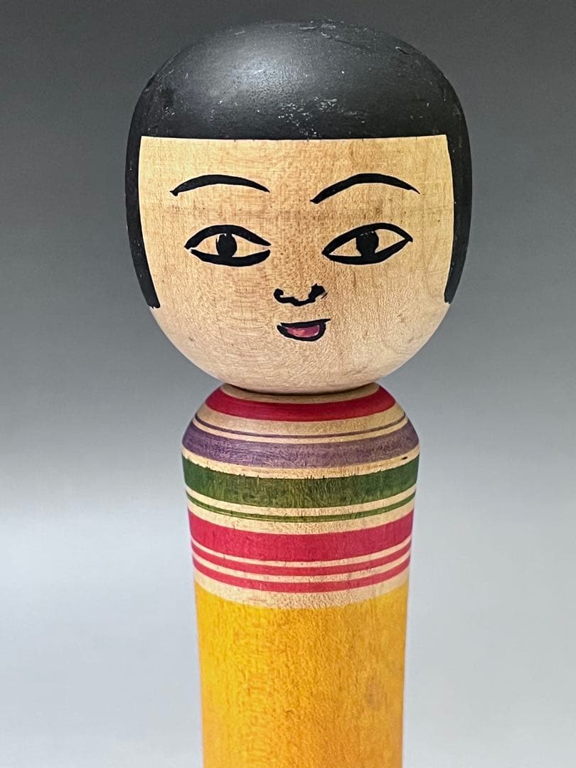 C631 こけし 入間誠吾 津軽系 伝統こけし 日本人形 日本伝統こけし