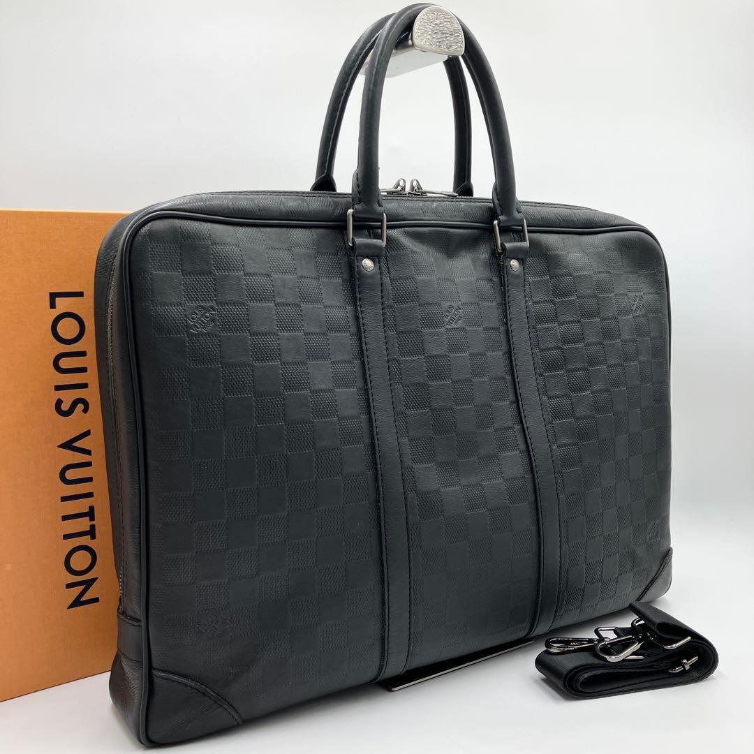 大人気✨ルイヴィトン ダミエ アンフィニ ポルトドキュマン ヴォワヤージュ