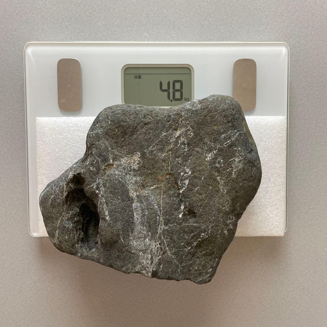 八海石 天然黒石 6個セット 水槽用レイアウト 14kg