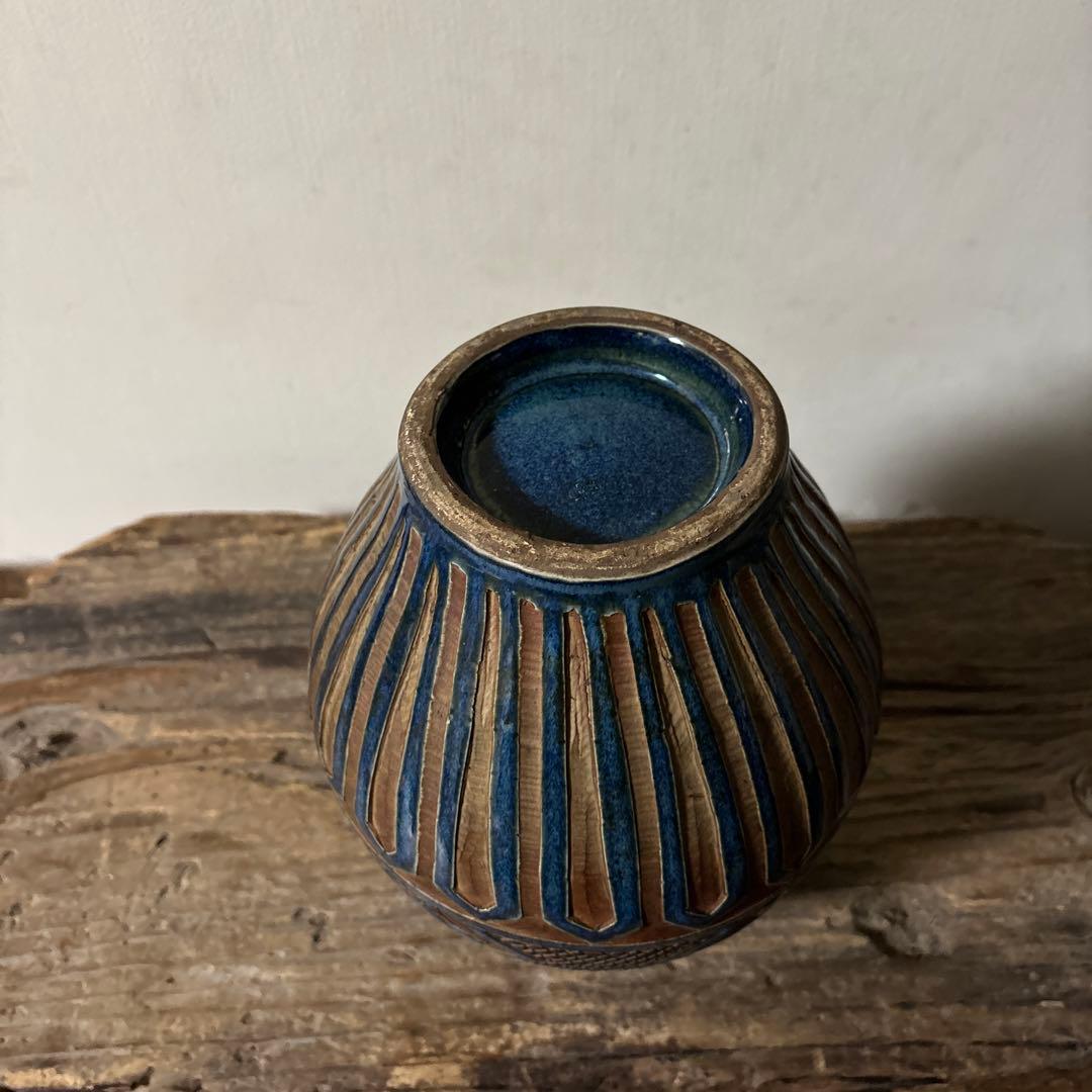 琉球 古典焼 小壺 ④ 壺屋焼 やちむん 古民芸 アンティーク 骨董 検:李朝.