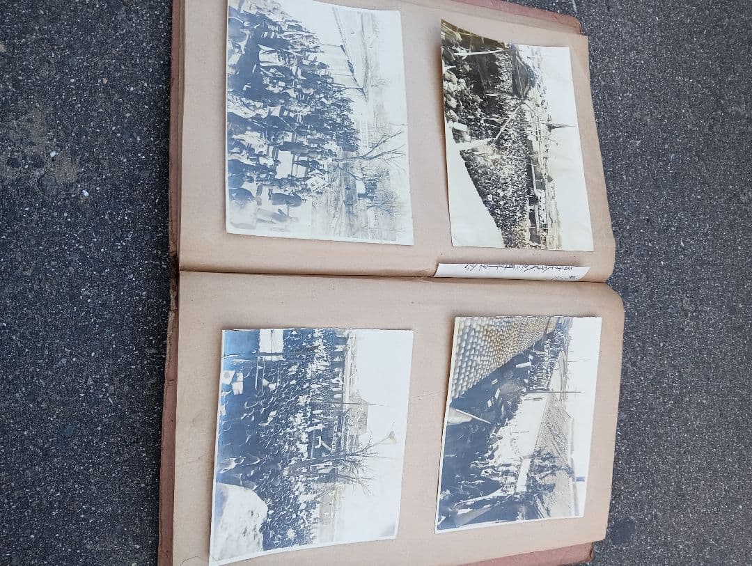 満州の古い写真70枚、貼り付け、戦争、戦前、生写真