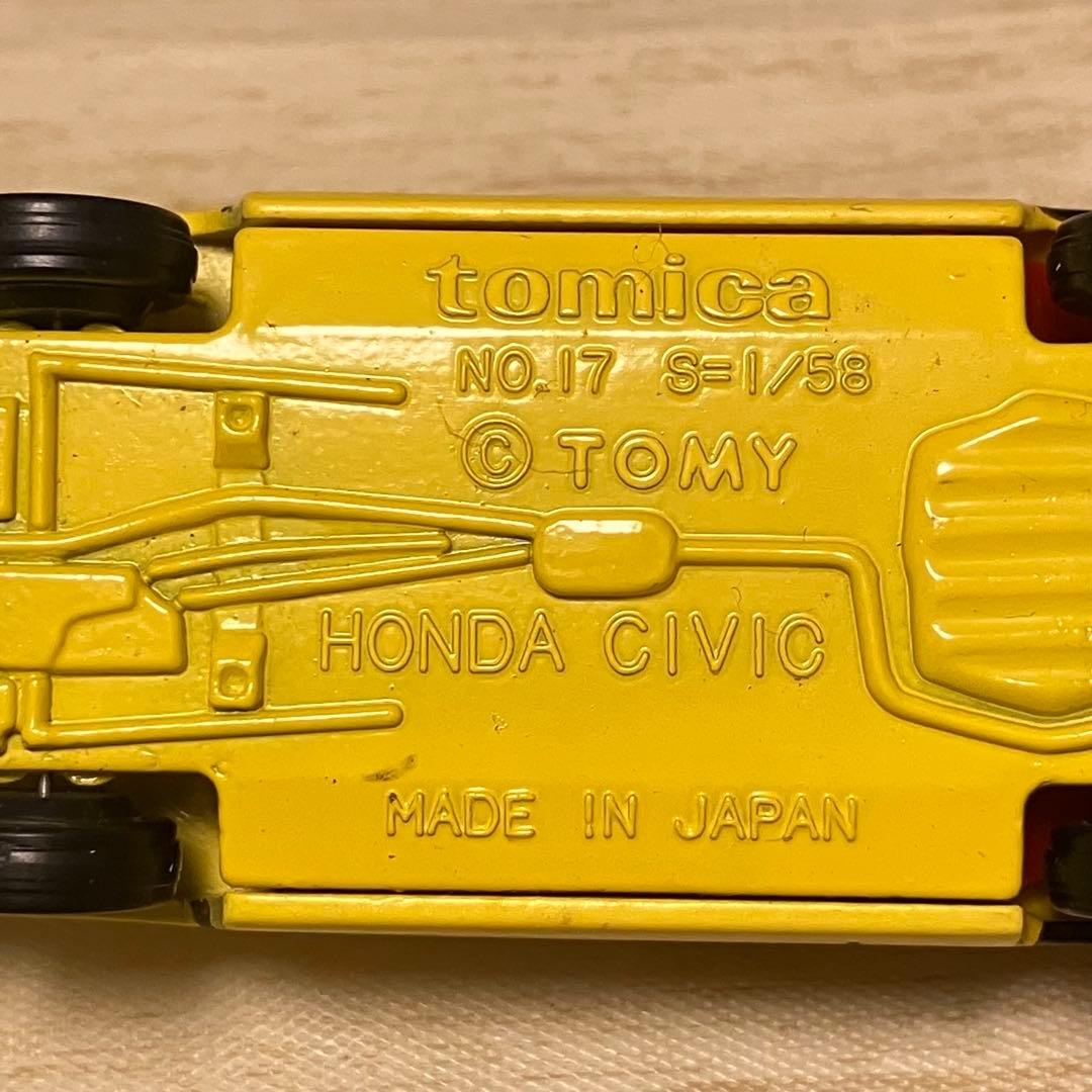 トミカ ホンダ シビック DOHC SPORTS No.17 1/58