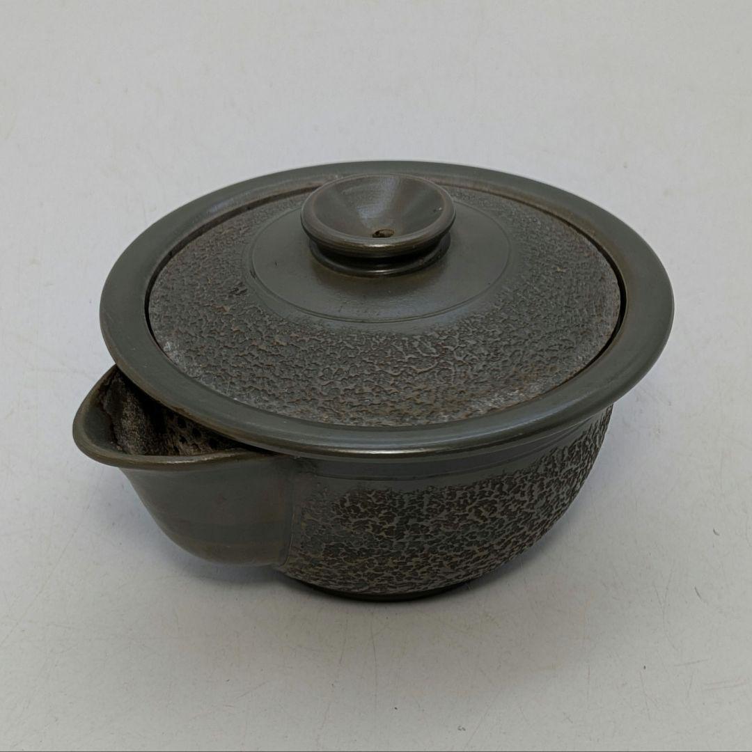 藤田龍峰 青備前石目煎茶器（宝瓶・湯冷まし・煎茶碗5客）