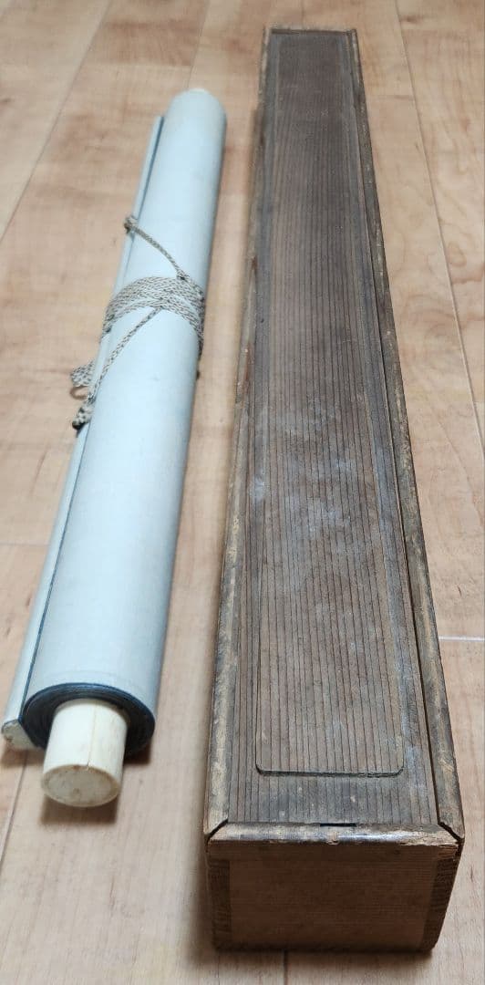 桜花図】土居竹塘 2710 サクラ 春掛け 掛け軸 肉筆