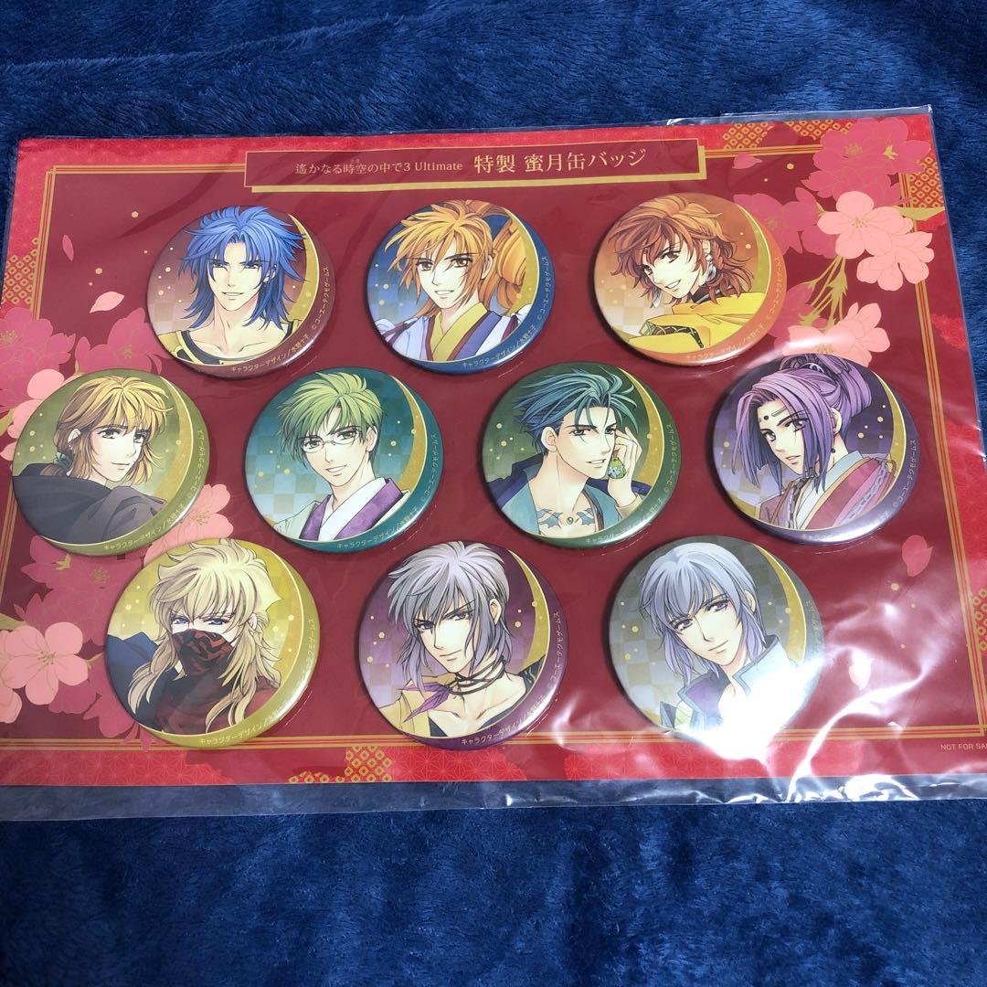 激レア遙かなる時空の中で Ultimate 缶バッジセットバレンタイン永泉