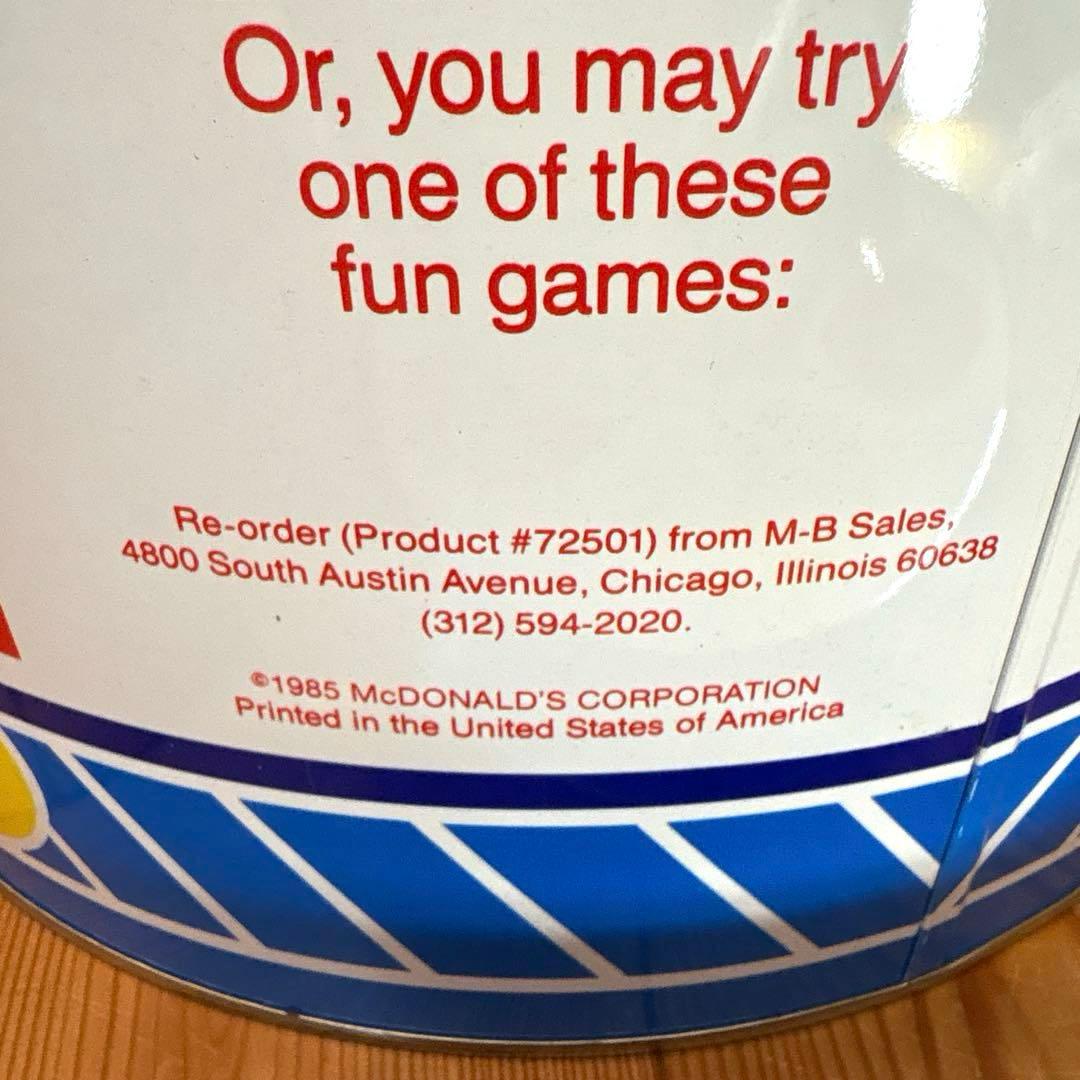 スーパーレア マクドナルド CanMan プレイランド 缶 店舗用 アメトイ