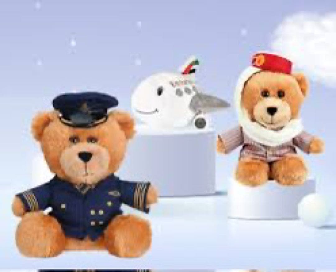 新品未開封】エミレーツ航空 パイロット キャビンクルー テディベア 2