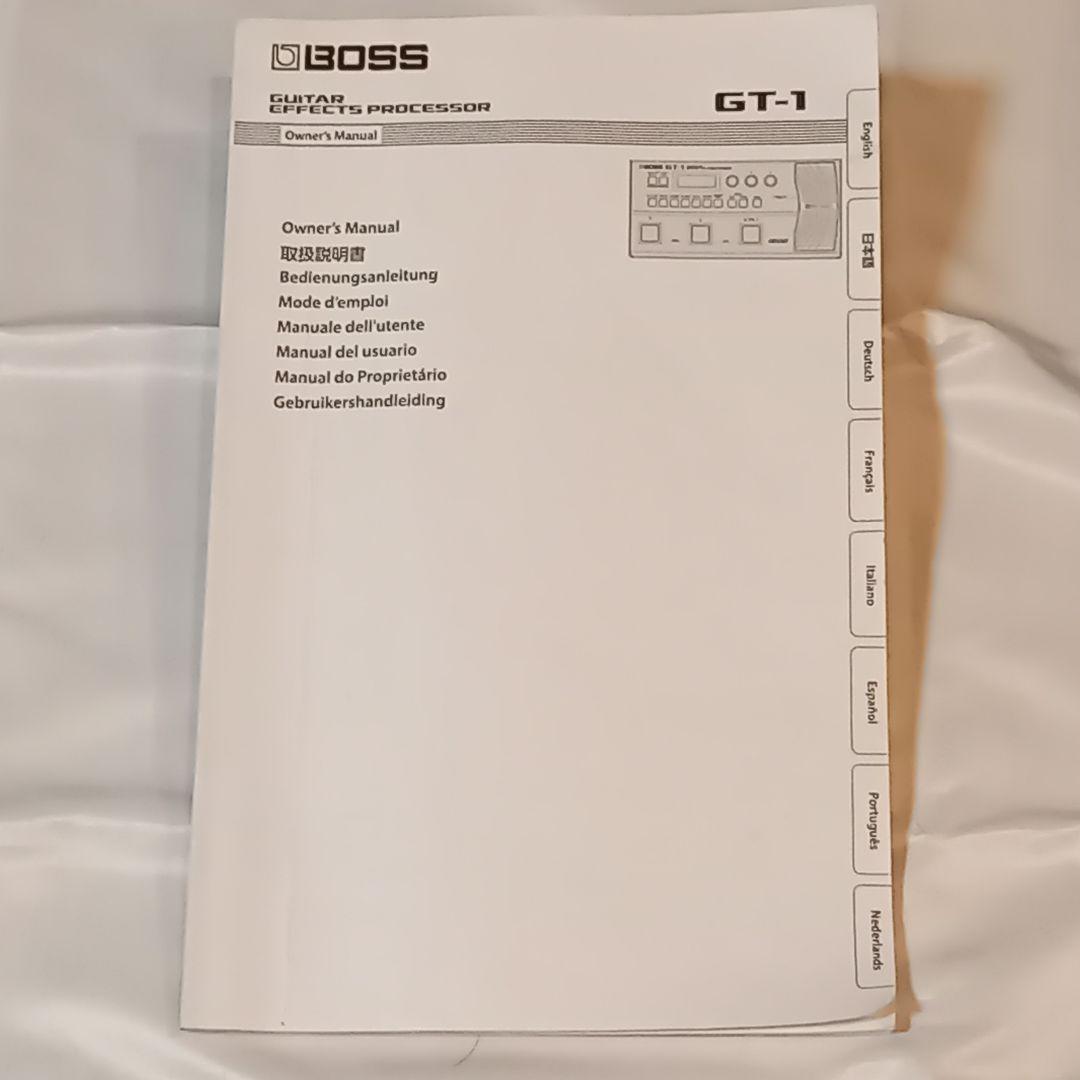 BOSS GT-1 純正アダプター・外箱・解説本付 BOSS マルチエフェクター