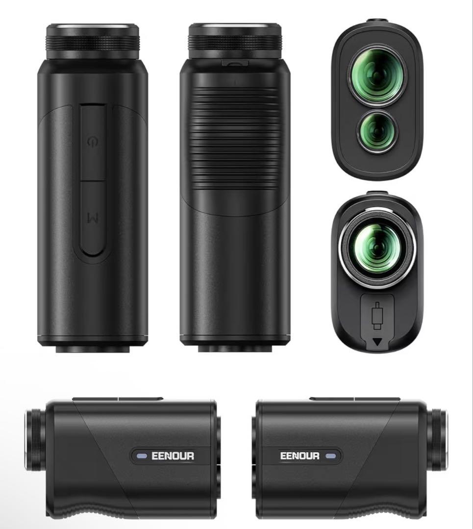 EENOUR ゴルフレーザー距離計 LCD U800+3点間計測付き ブラック - メルカリ