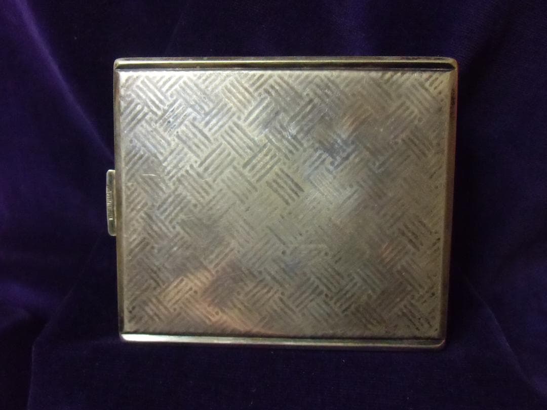 ⊞ドイツ軍＊歩兵第１７連隊優秀射撃者授与シガレットケース（実物）