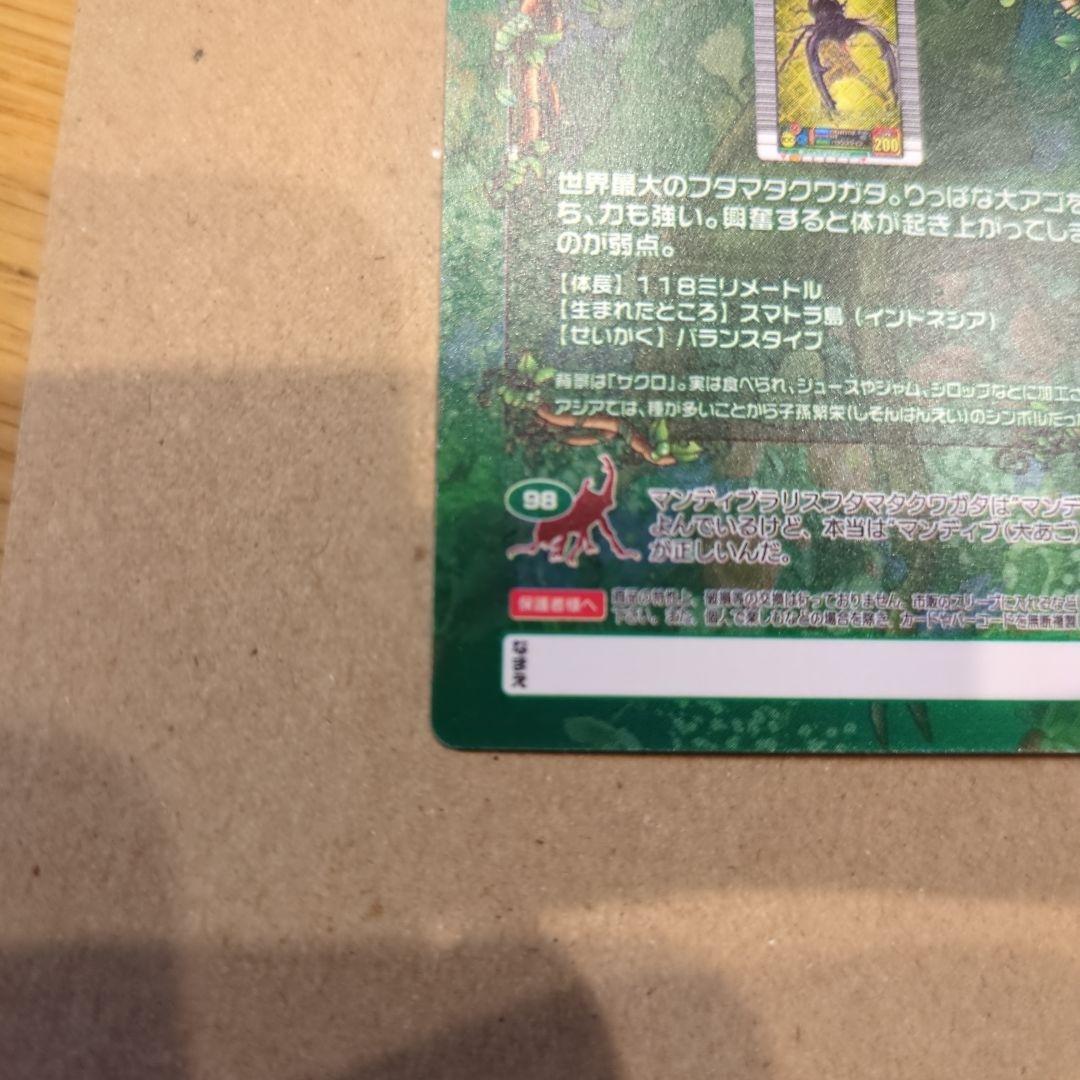 ムシキング！マンディブラリスフタマタクワガタ　5周年