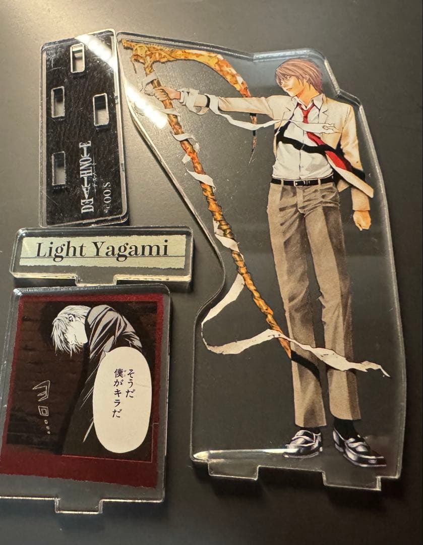 小畑健展 デスノート アクリル名場面フィギュア 夜神月 アクリル