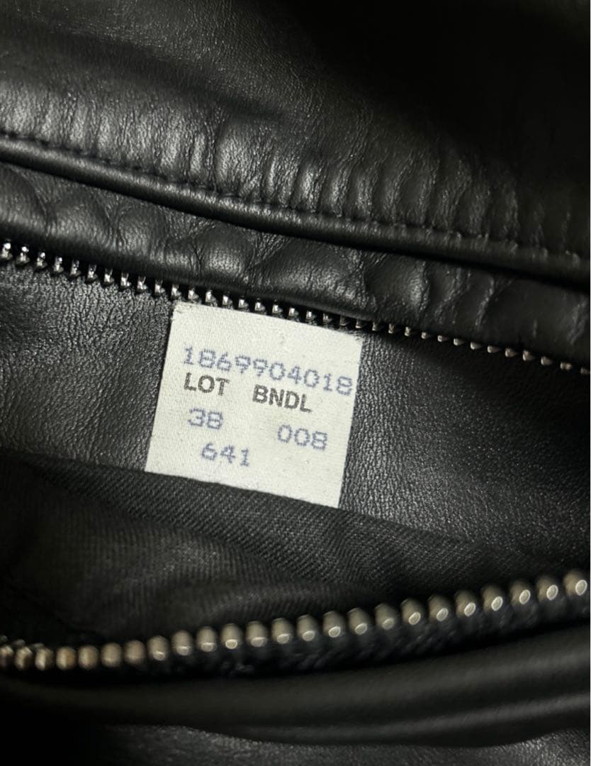 超美品‼️最新型schott641 38インチ ライダースインナーボア付 - メルカリ