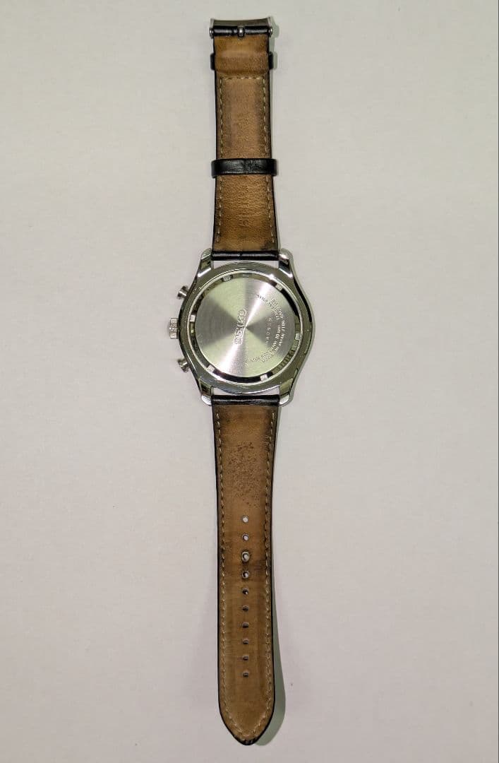 【電池新品】セイコー クロノグラフ パーペチュアル 7T86-0AC0