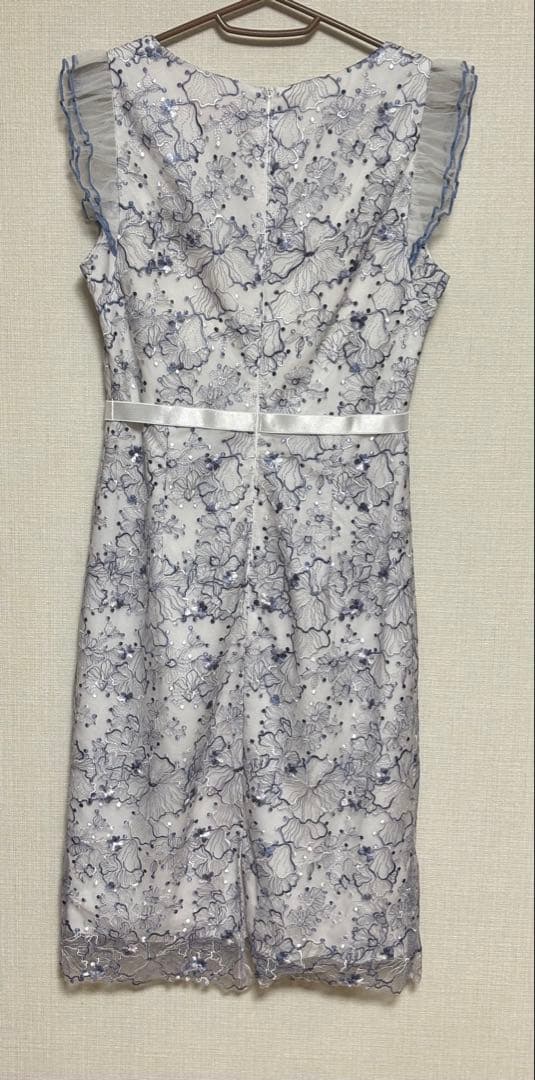 【最終価格】エルケイ (ERUKEI) 花柄レースフリル袖　ドレス