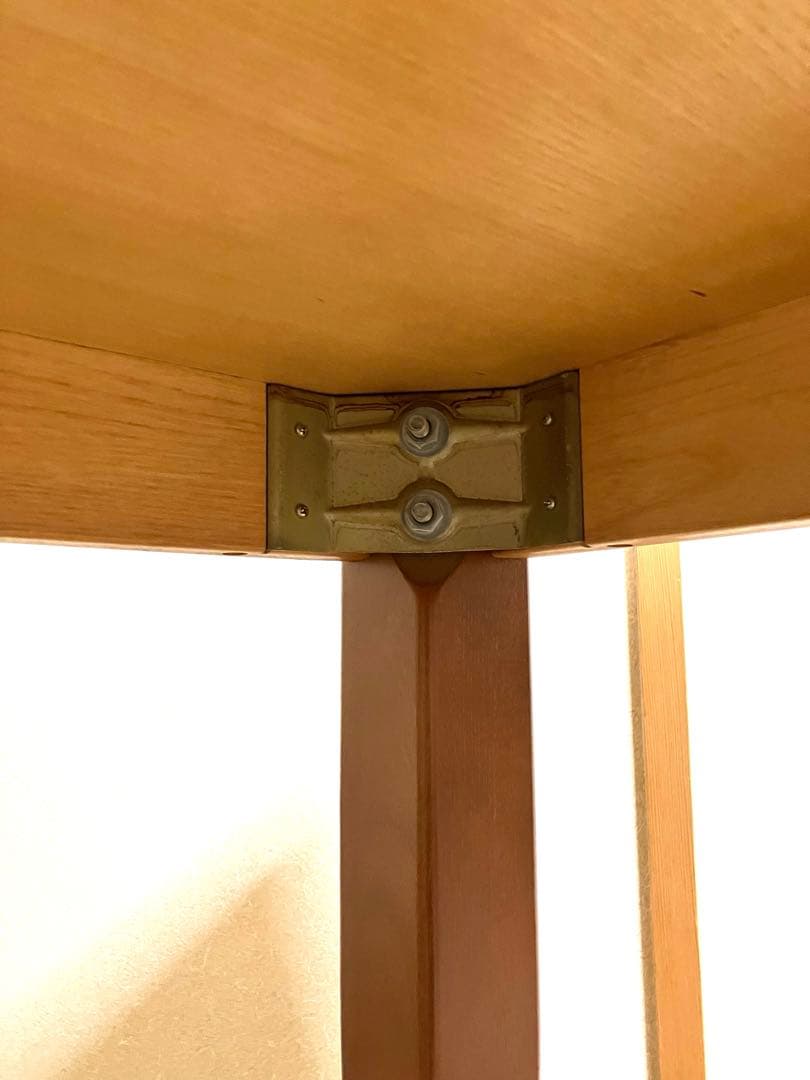 カリモク ダイニングテーブル 125×80×H69 天然木 デスク