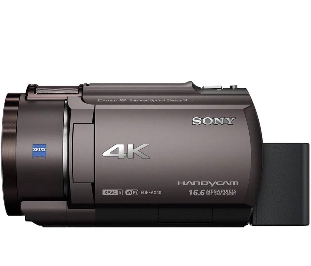 【SONY ソニー】FDR-AX40 4K ビデオカメラ ブロンズブラウン